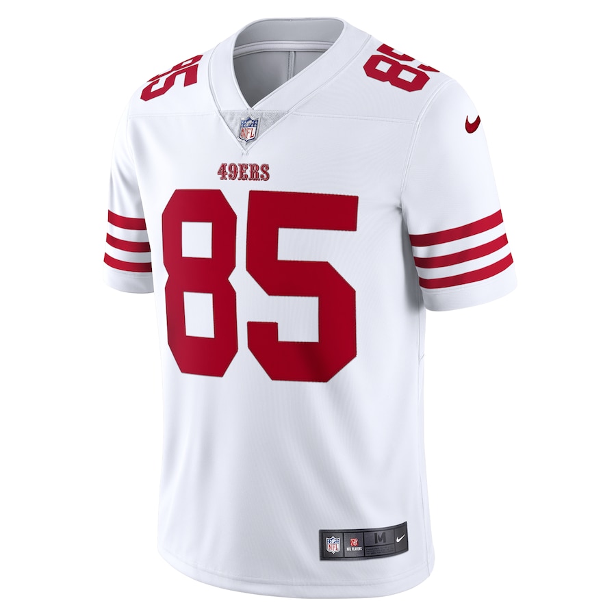 Men’s San Francisco 49ers George Kittle Nike White Vapor Limited Jersey