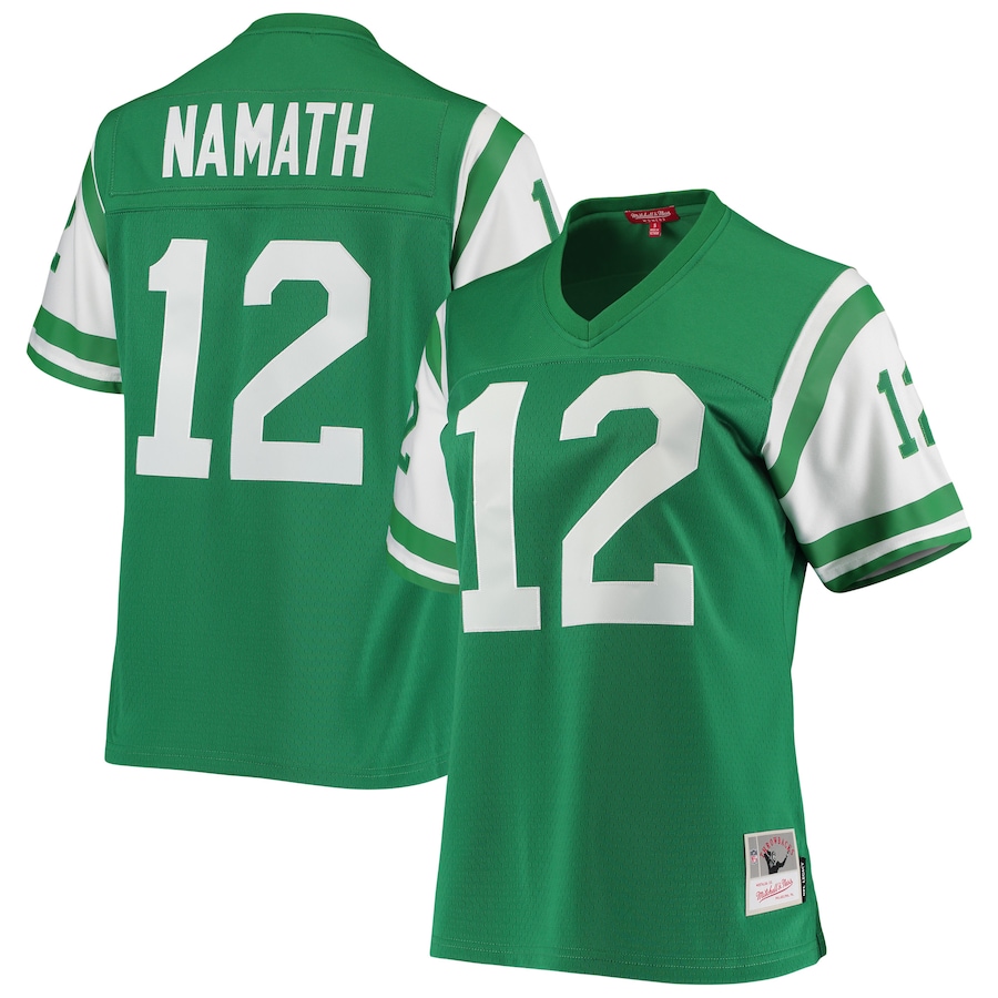 Women’s New York Jets Joe Namath Mitchell & Ness Green 1969 Legacy Replica Jersey
