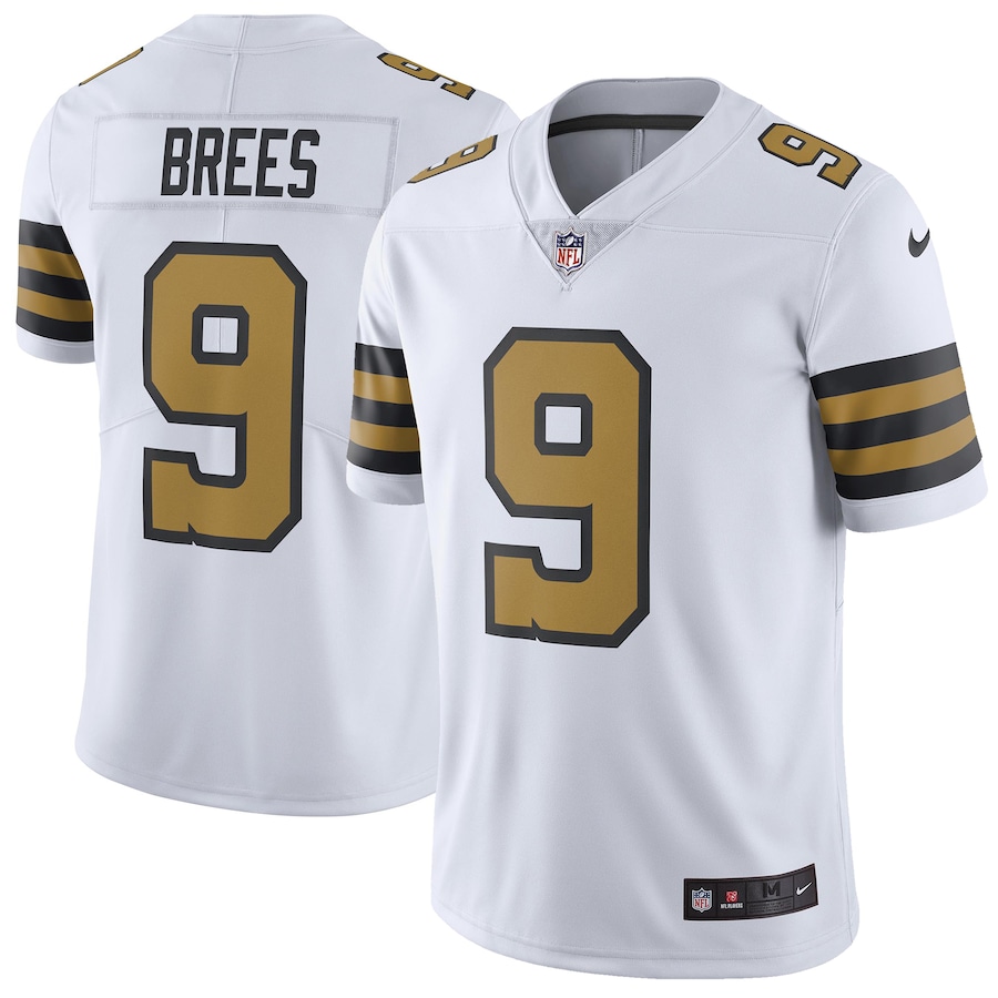 Men’s New Orleans Saints Drew Brees Nike White Vapor Untouchable Color Rush Limited Player Jersey