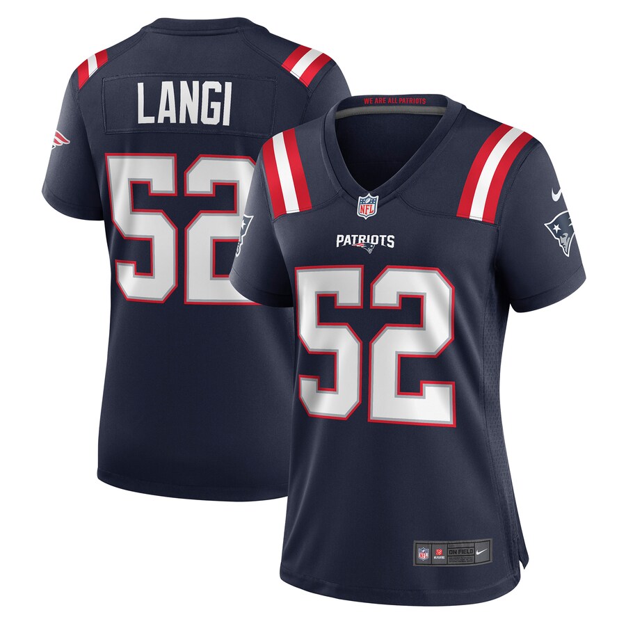 Women’s New England Patriots Harvey Langi Nike Navy Game Player Jersey