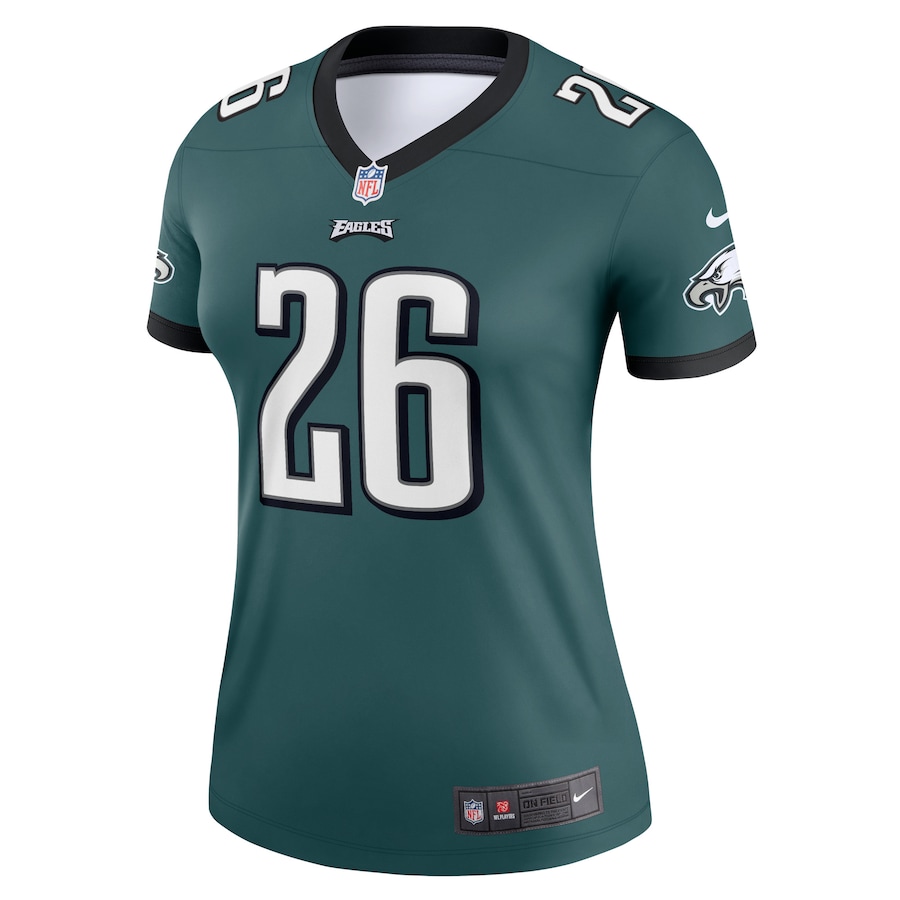 Women’s Philadelphia Eagles Miles Sanders Nike Midnight Green Legend Jersey