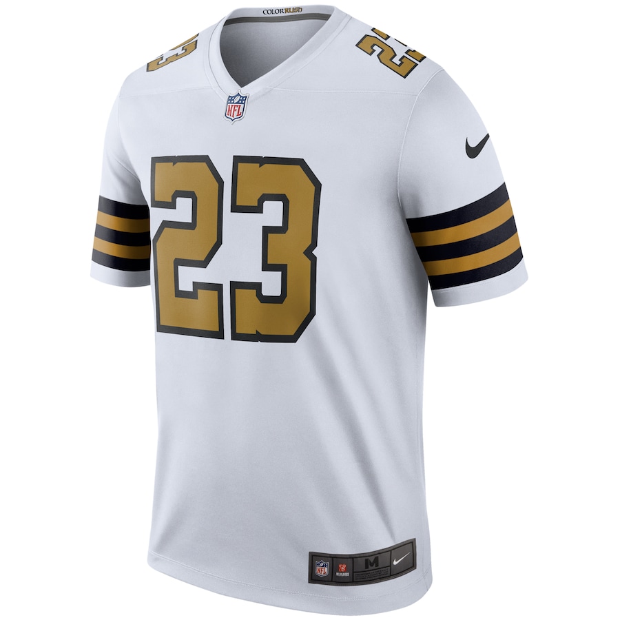 Men’s New Orleans Saints Marshon Lattimore Nike White Color Rush Legend Player Jersey