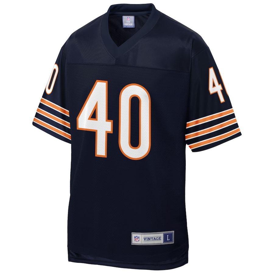 Men’s Chicago Bears Gale Sayers NFL Pro Line Navy Retired Team Player Jersey