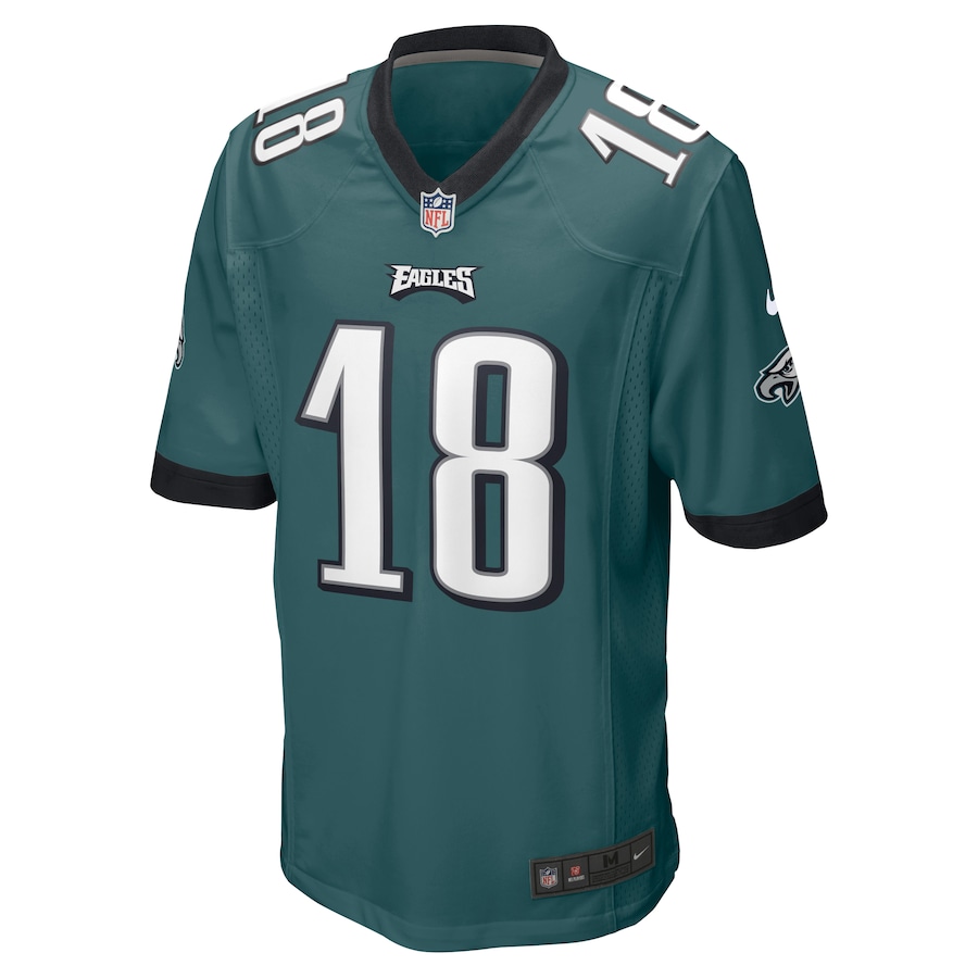 Men’s Philadelphia Eagles Jalen Reagor Nike Midnight Green Game Jersey