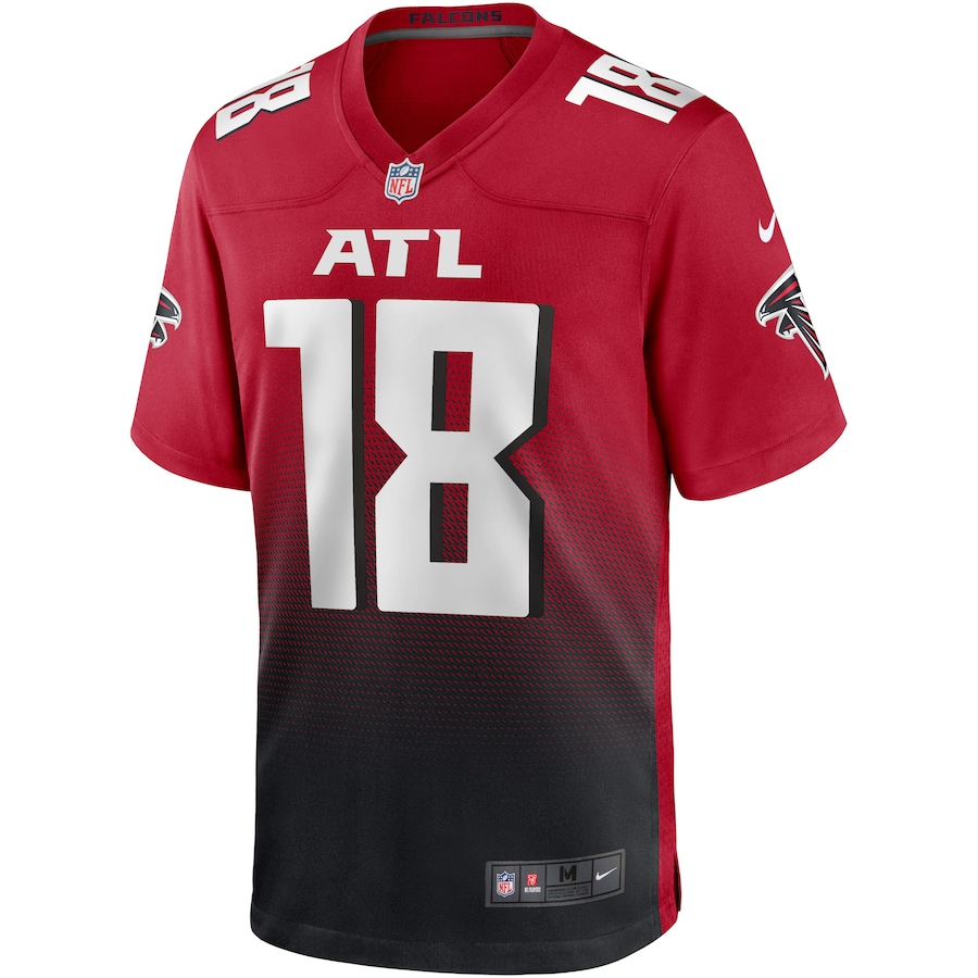 Men’s Atlanta Falcons Calvin Ridley Nike Red 2nd Alternate Game Jersey