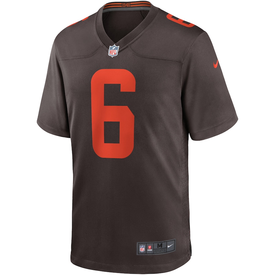 Men’s Cleveland Browns Baker Mayfield Nike Brown Alternate Game Jersey