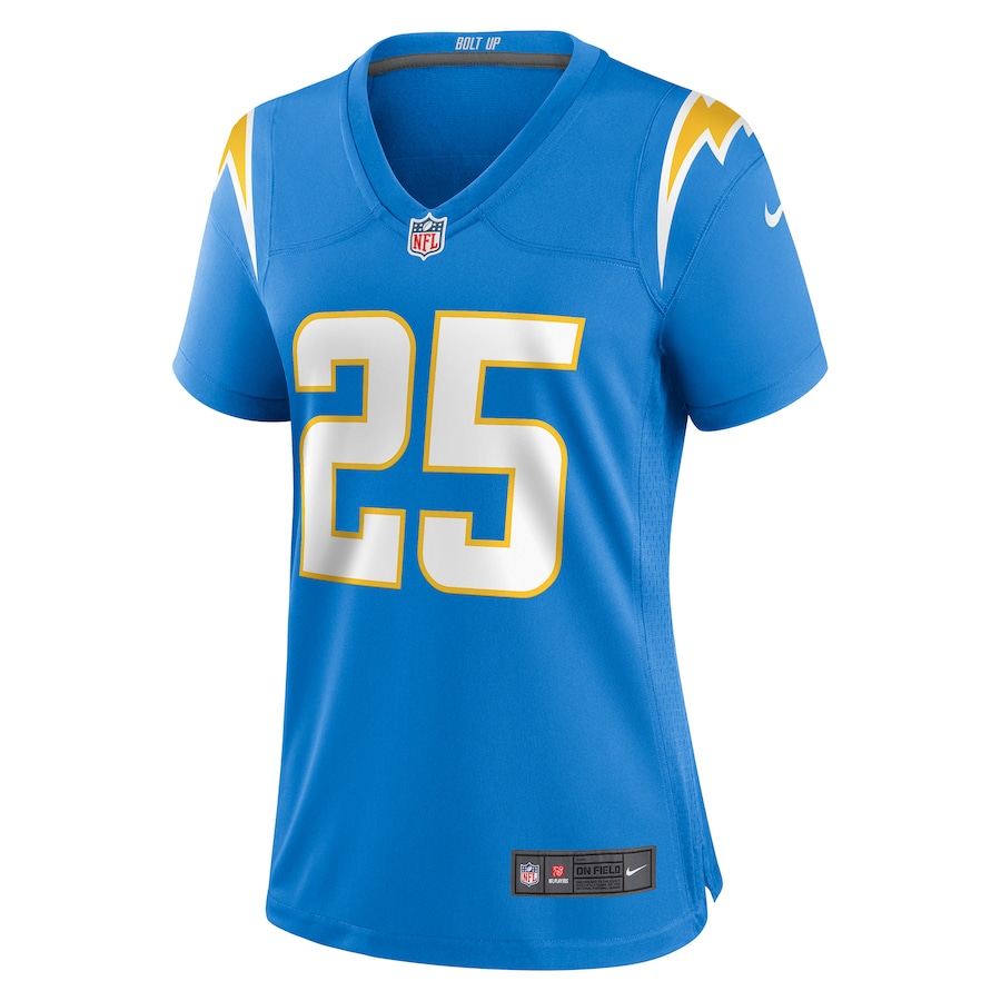 Women’s Los Angeles Chargers Joshua Kelley Nike Powder Blue Player Game Jersey