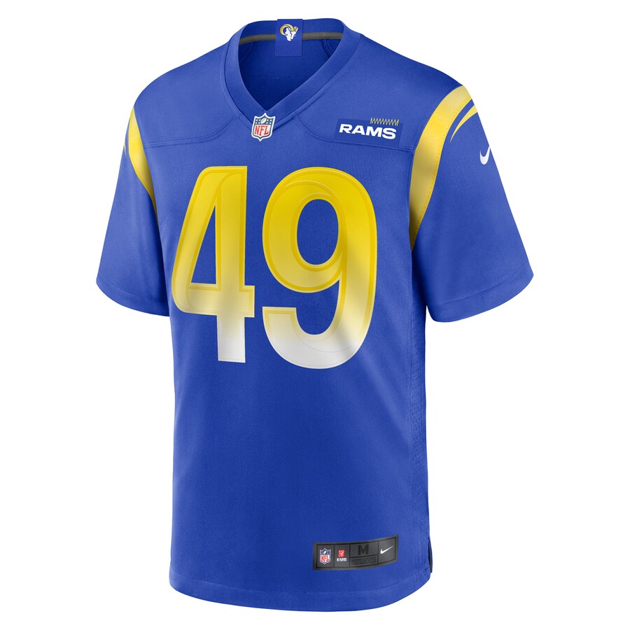 Men’s Los Angeles Rams Roger Carter Jr. Nike Royal Game Player Jersey