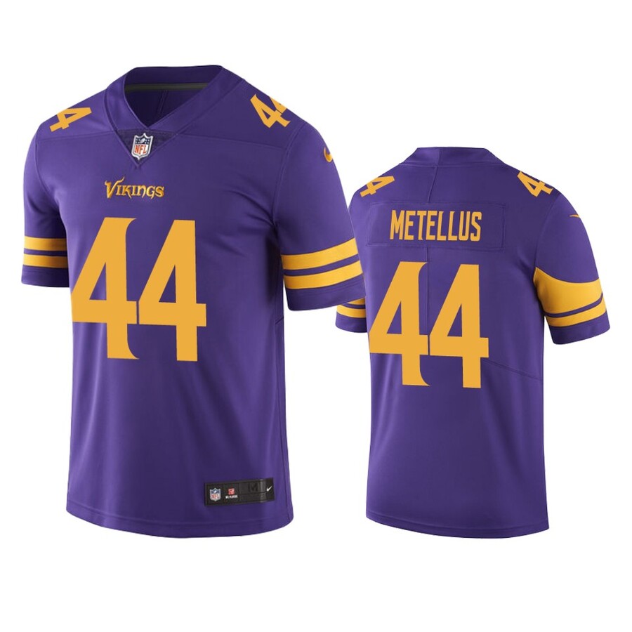 Men's Minnesota Vikings Josh Metellus Color Rush Limited Purple Jersey