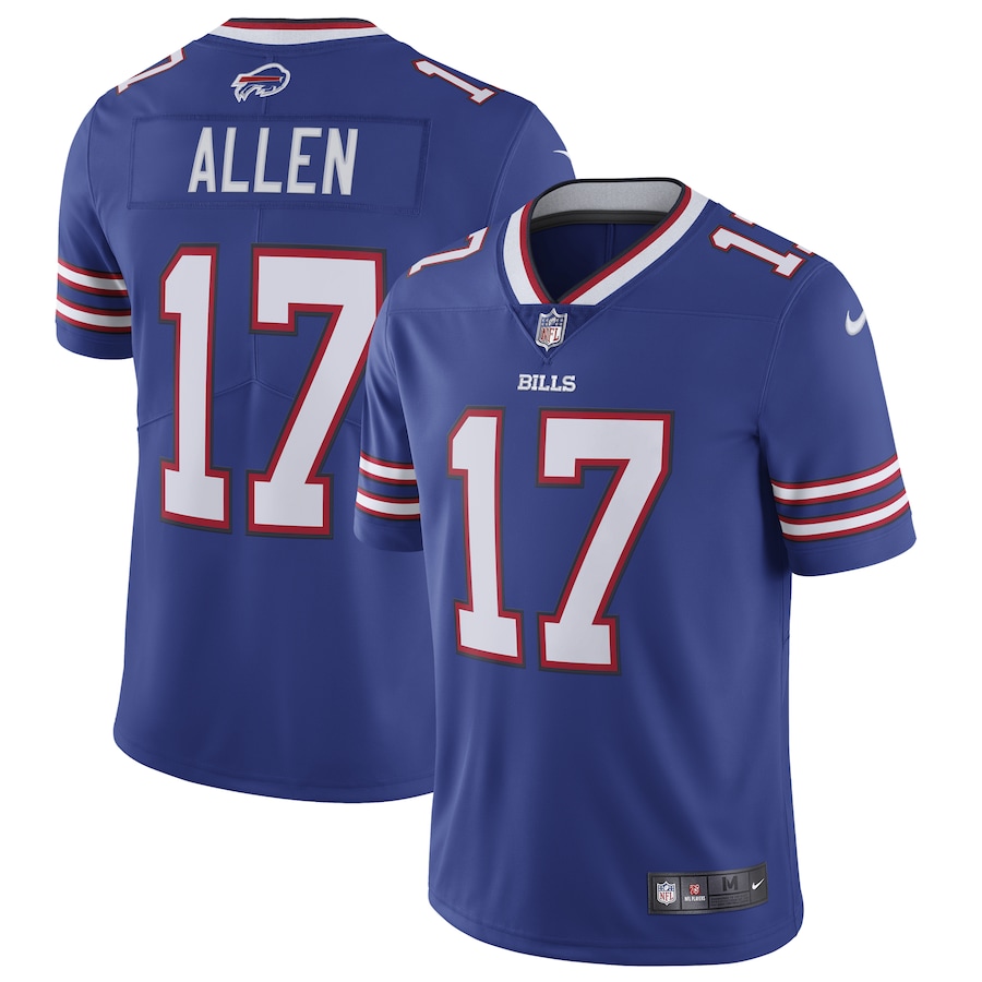 Men’s Buffalo Bills Josh Allen Nike Royal Vapor Untouchable Limited Jersey
