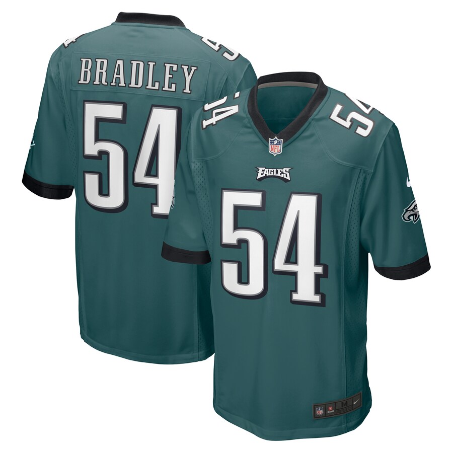 Men’s Philadelphia Eagles Shaun Bradley Nike Midnight Green Game Jersey