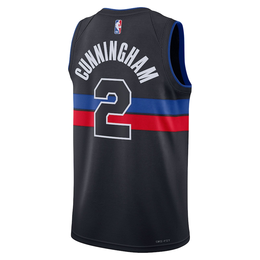 Men's Detroit Pistons Cade Cunningham Jordan Brand Black 2022-23 Statement Edition Swingman Jersey