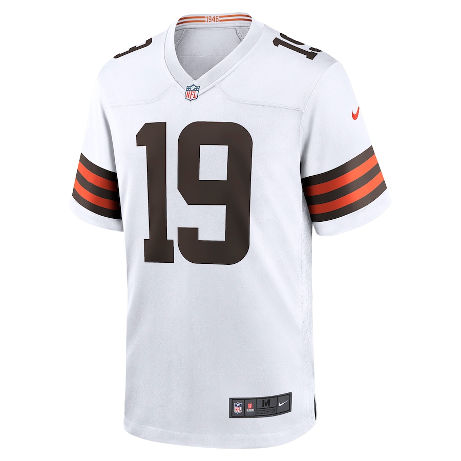 Men’s Cleveland Browns Bernie Kosar Nike White Retired Player Game Jersey