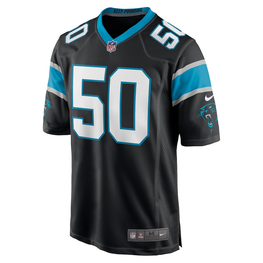 Men’s Carolina Panthers Julian Stanford Nike Black Game Player Jersey