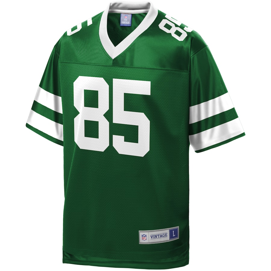 Men’s New York Jets Wesley Walker NFL Pro Line Green Retired Player Jersey