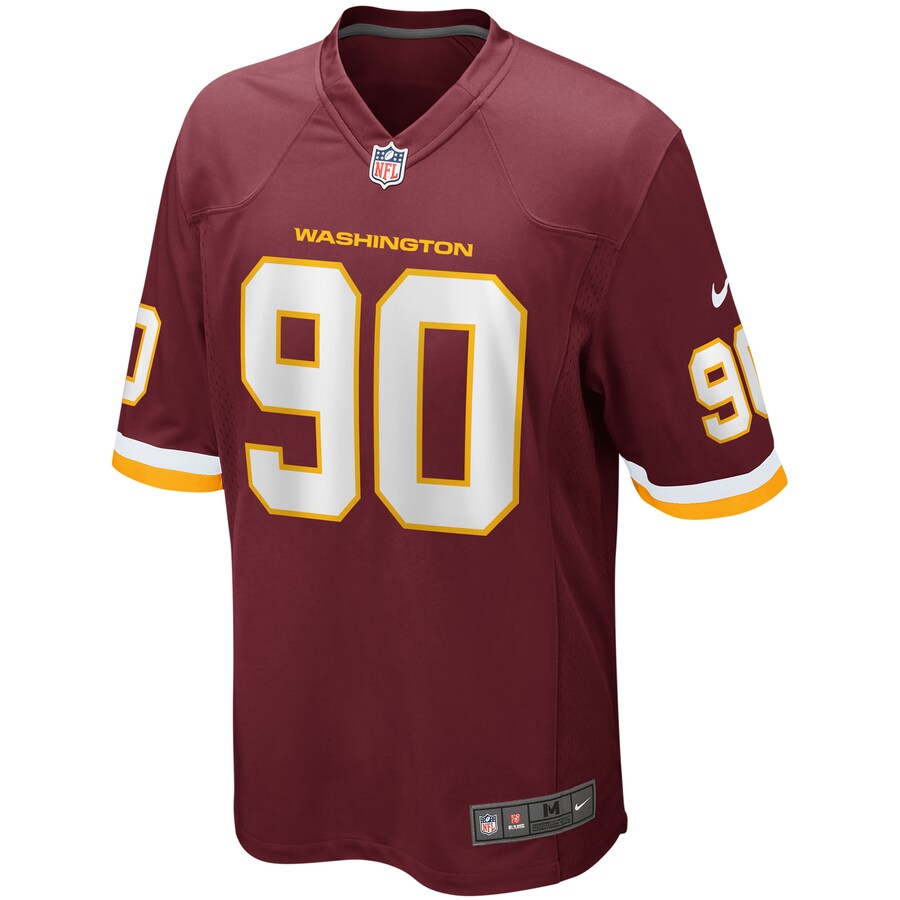 Men’s Washington Football Team Montez Sweat Nike Burgundy Game Jersey