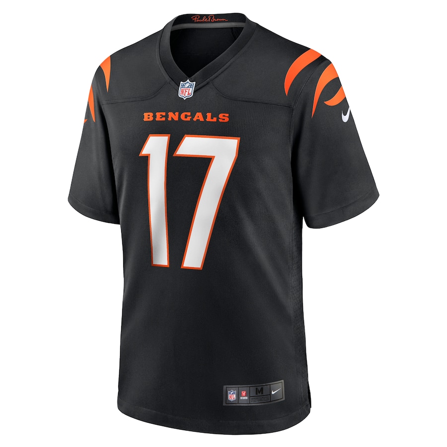 Men’s Cincinnati Bengals Stanley Morgan Nike Black Player Game Jersey