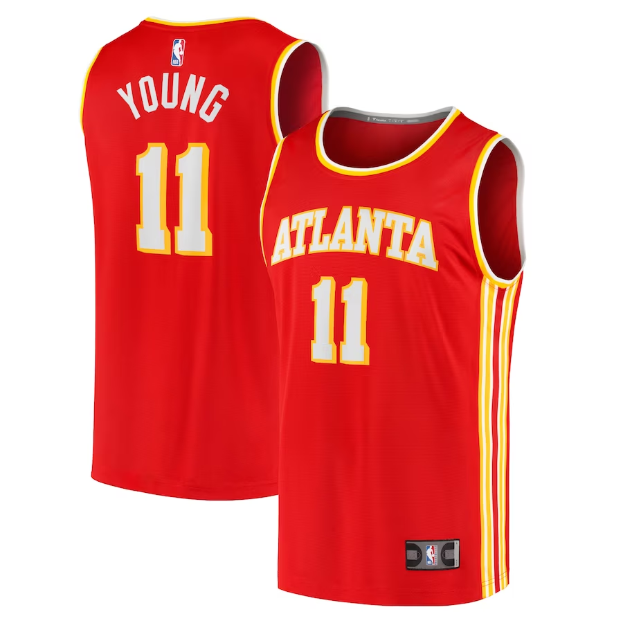 Men's Atlanta Hawks Trae Young Red 2020/21 Fast Break Player Jersey - Icon Edition