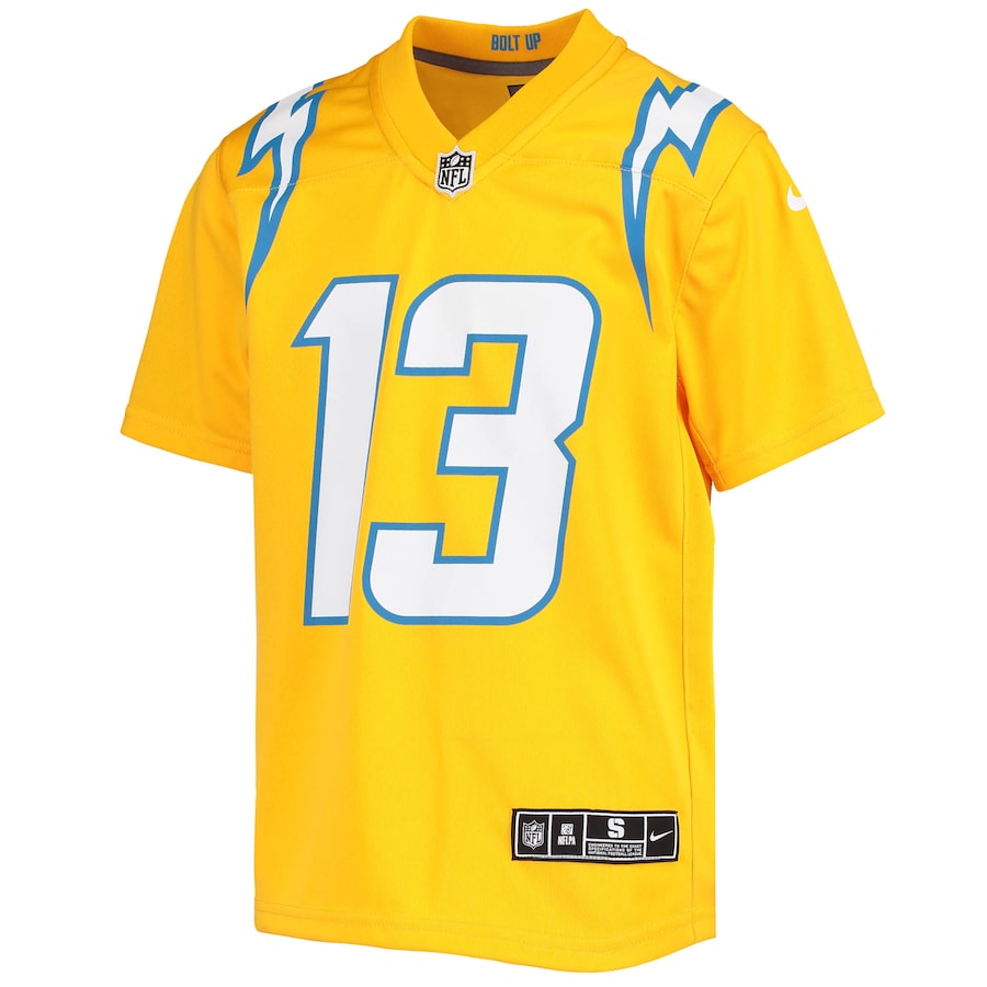 Youth Los Angeles Chargers Keenan Allen Nike Gold Inverted Team Game Jersey