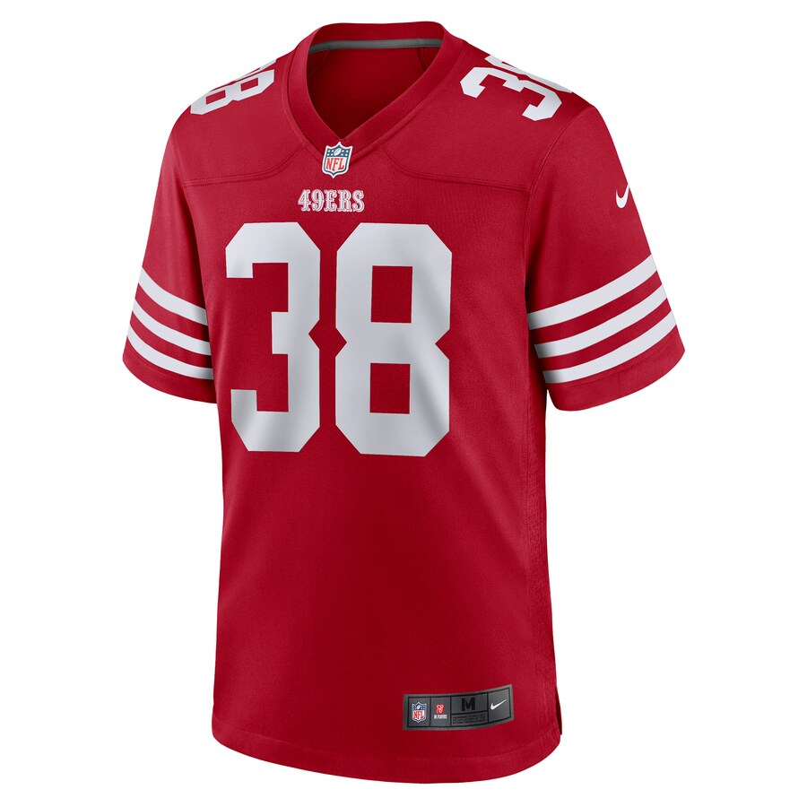 Men’s San Francisco 49ers Deommodore Lenoir Nike Scarlet Game Player Jersey