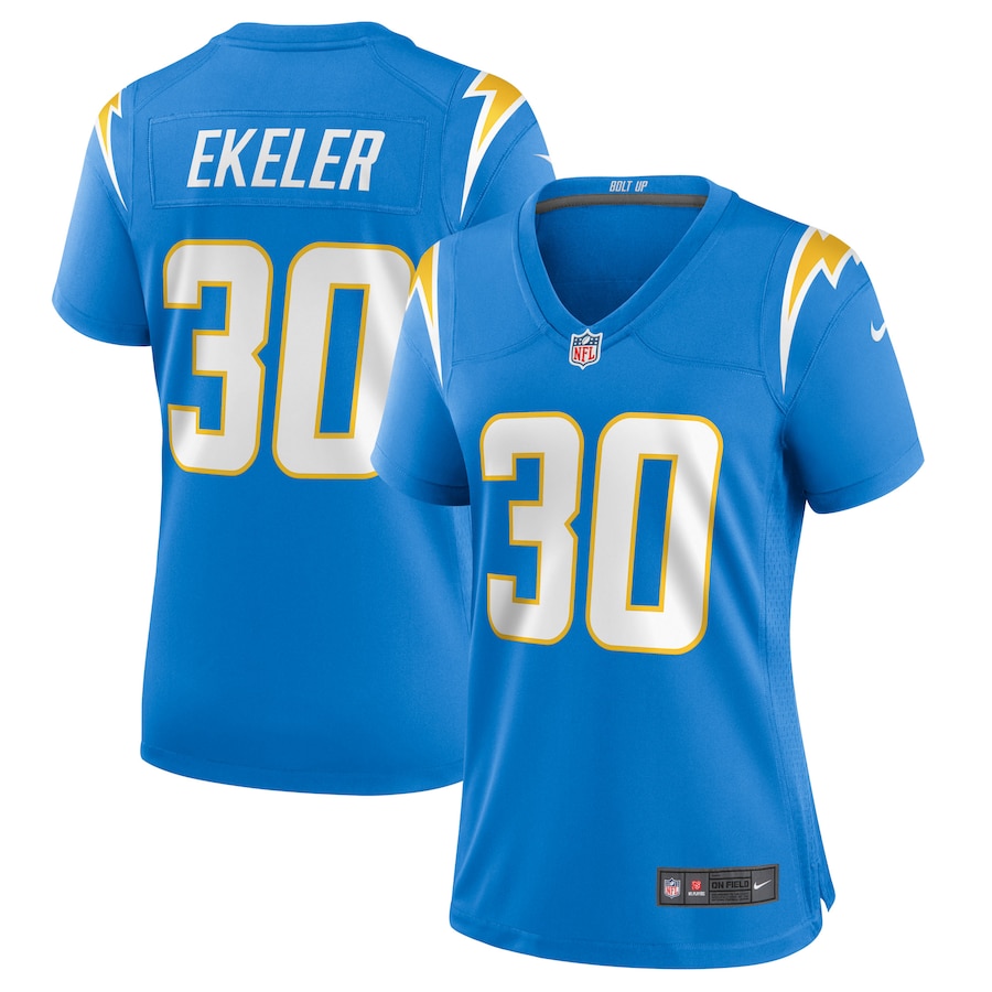 Women’s Los Angeles Chargers Austin Ekeler Nike Powder Blue Game Jersey