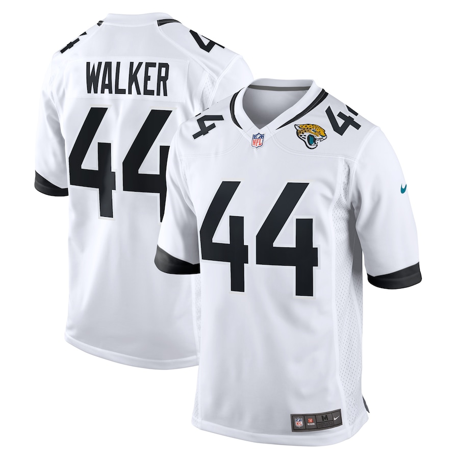 Men's Jacksonville Jaguars Travon Walker Nike White 2022 NFL Draft First Round Pick Game Jersey