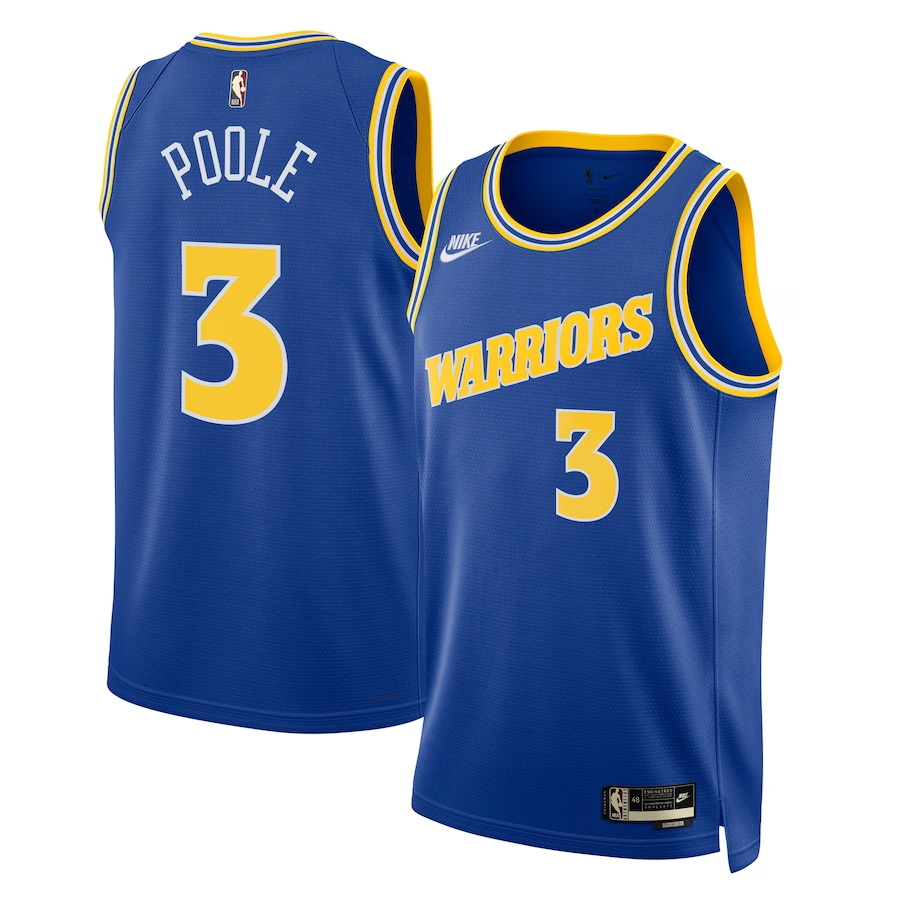 Men's Golden State Warriors Jordan Poole Royal Swingman Jersey - Classic Edition
