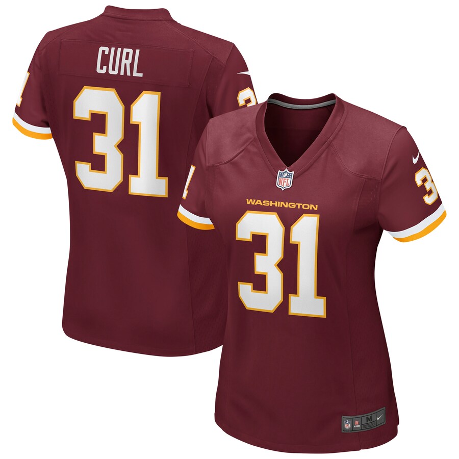 Women’s Washington Football Team Kamren Curl Nike Burgundy Game Player Jersey