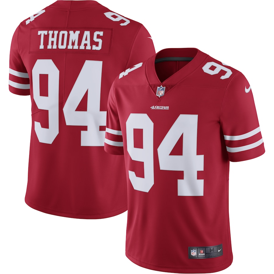 Men’s San Francisco 49ers Solomon Thomas Nike Scarlet Vapor Untouchable Limited Jersey