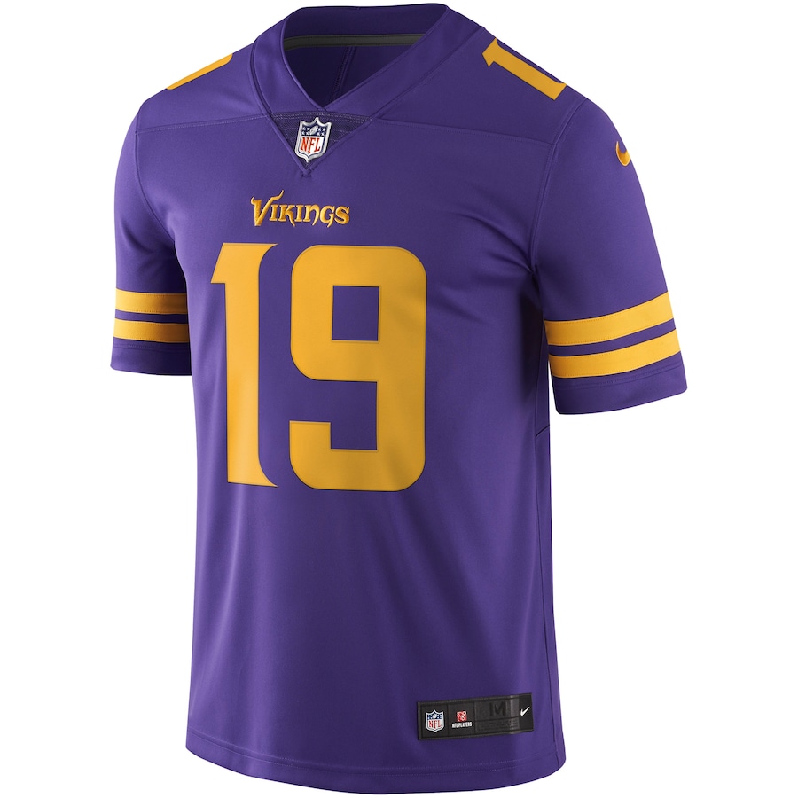 Men’s Minnesota Vikings Adam Thielen Nike Purple Vapor Untouchable Color Rush Limited Player Jersey