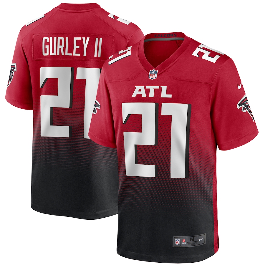 Men’s Atlanta Falcons Todd Gurley II Nike Red 2nd Alternate Game Jersey