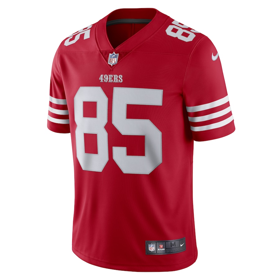 Men’s San Francisco 49ers George Kittle Nike Scarlet Vapor Limited Jersey