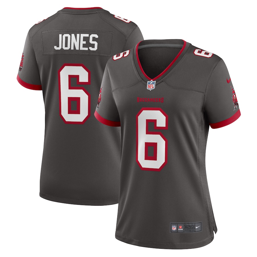 Women’s Tampa Bay Buccaneers Julio Jones Nike Pewter Player Game Jersey