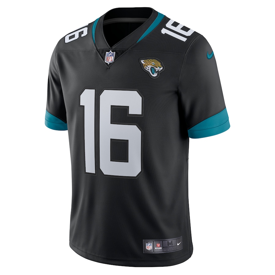 Men’s Jacksonville Jaguars Trevor Lawrence Nike Black Alternate Vapor Limited Jersey
