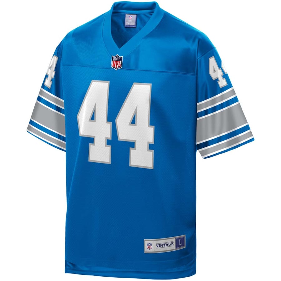 Men’s Detroit Lions Dick LeBeau NFL Pro Line Royal Replica Retired Player Jersey