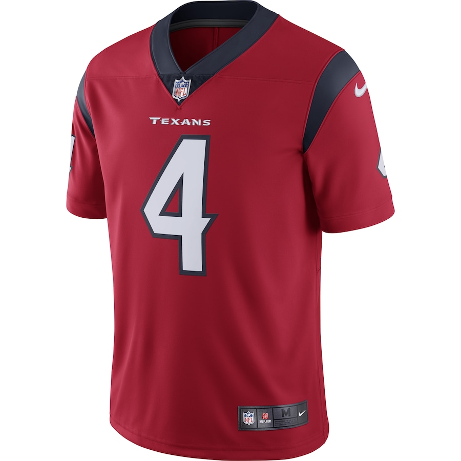 Men’s Houston Texans Deshaun Watson Nike Red Vapor Untouchable Limited Jersey
