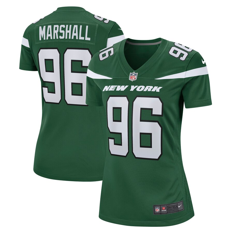 Women’s New York Jets Jonathan Marshall Nike Gotham Green Game Jersey