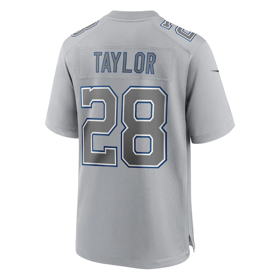 Indianapolis Colts Jonathan Taylor Gray Atmosphere Fashion Stitched Jersey