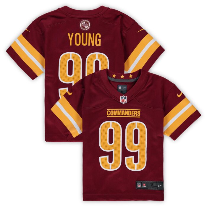 Preschool Washington Commanders Chase Young Nike Burgundy Game Jersey