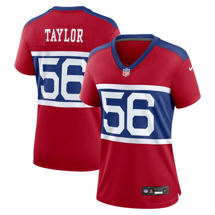 Women’s New York Giants Lawrence Taylor Nike Century Red Alternate Retired Player Game Jersey