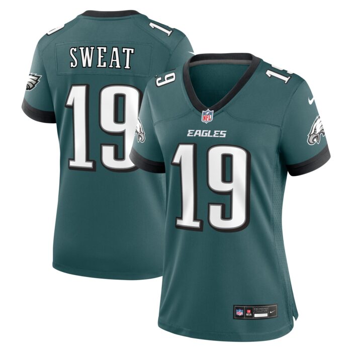 Women’s Philadelphia Eagles Josh Sweat Nike Midnight Green Team Game Jersey