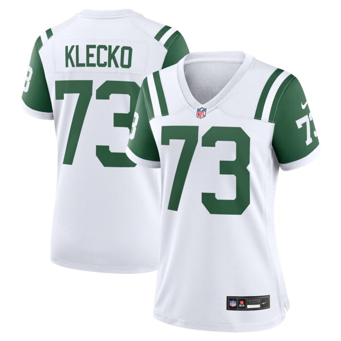 Women’s New York Jets Joe Klecko Nike White Classic Alternate Retired Player Game Jersey