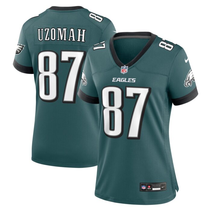 Women’s Philadelphia Eagles C.J. Uzomah Nike Midnight Green Team Game Jersey