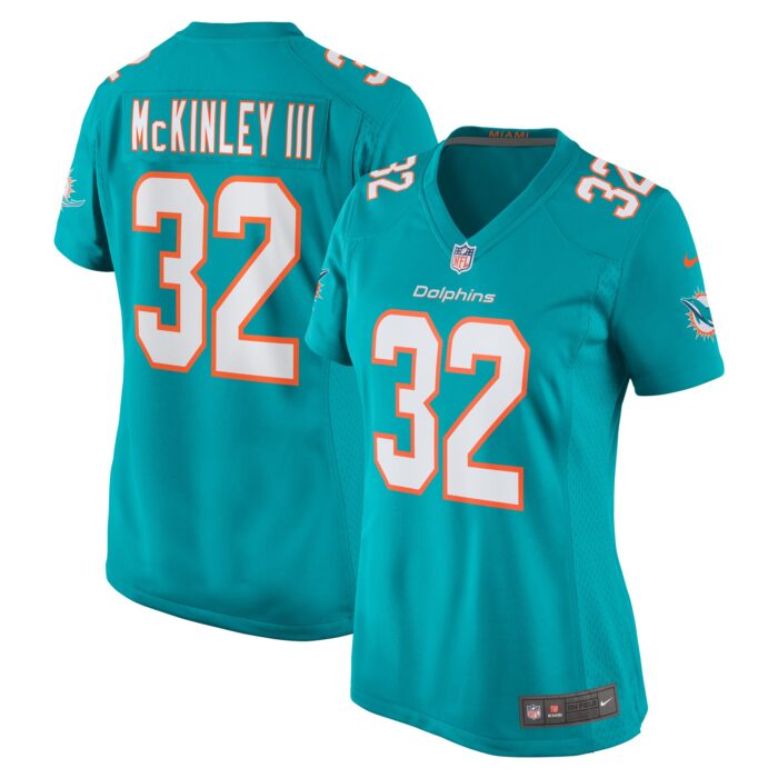 Women’s Miami Dolphins Verone McKinley III Nike Aqua Game Player Jersey