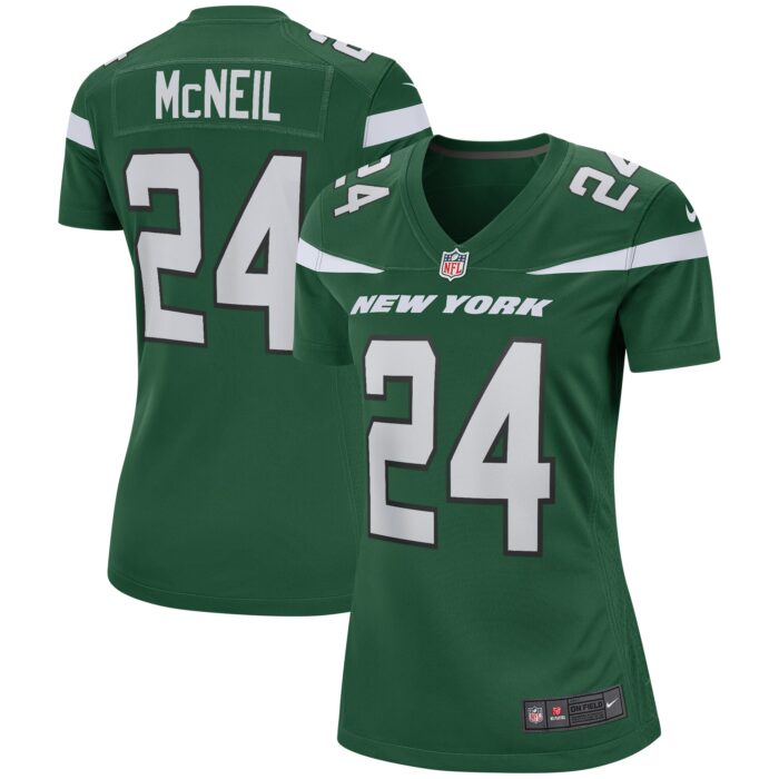Women’s New York Jets Freeman McNeil Nike Gotham Green Game Retired Player Jersey