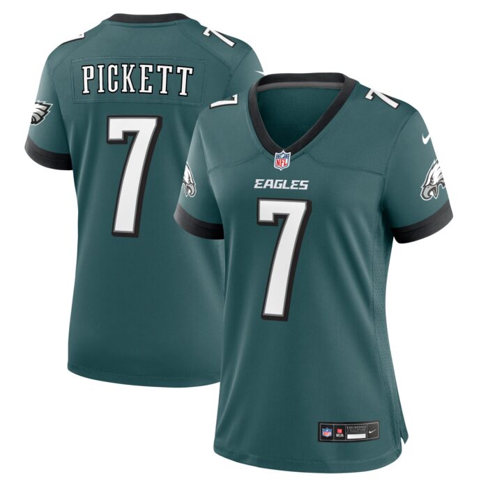 Women’s Philadelphia Eagles Kenny Pickett Nike Midnight Green Game Jersey