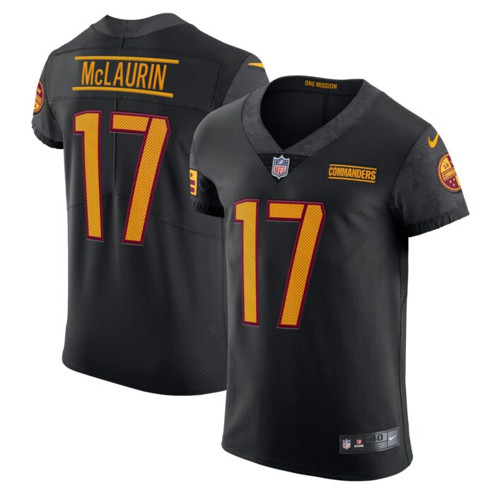Men’s Washington Commanders Terry McLaurin Nike Black Alternate Vapor Elite Jersey