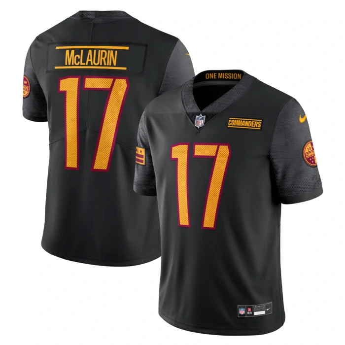 Men’s Washington Commanders Terry McLaurin Nike Black Alternate Vapor Untouchable Limited Jersey