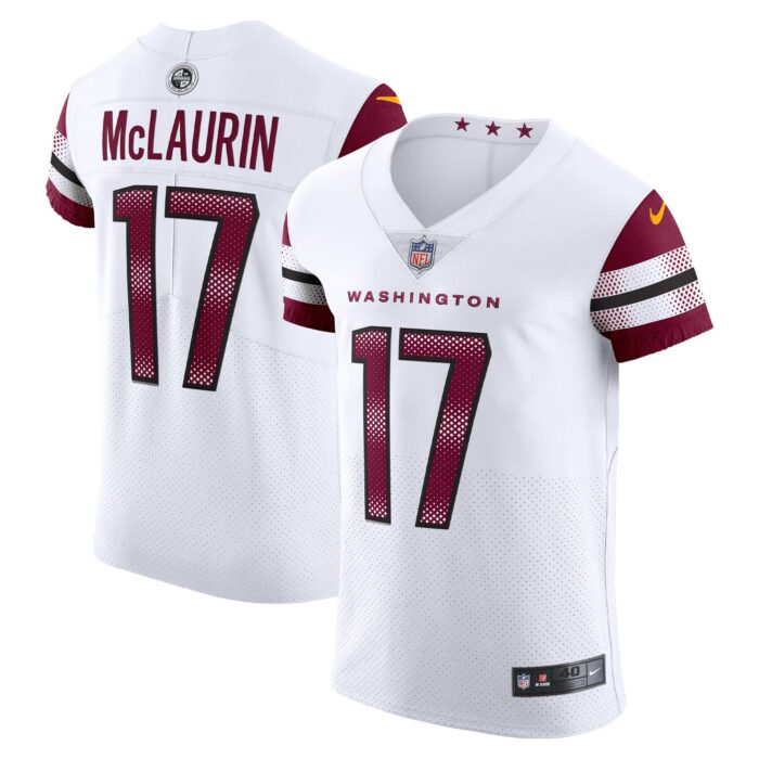 Men’s Washington Commanders Terry McLaurin Nike White Vapor Elite Jersey