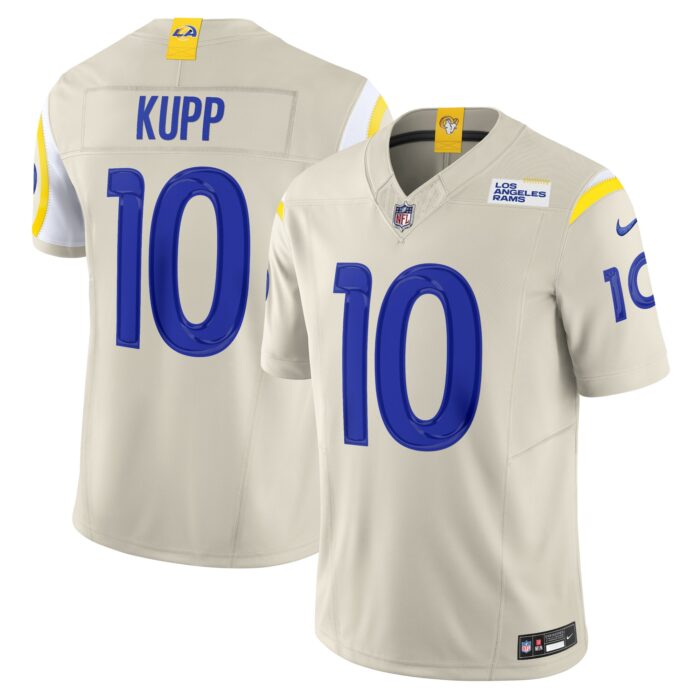 Men’s Los Angeles Rams Cooper Kupp Nike Bone Alternate Vapor F.U.S.E. Limited Jersey